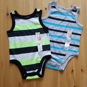 Garanimals 3-6 Month Striped Baby Tank Onesies